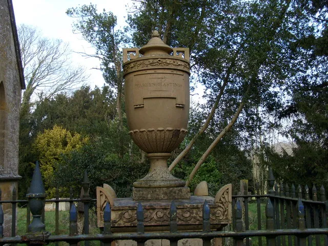 Memorial to Warren Hastings St Peters Church Daylesford