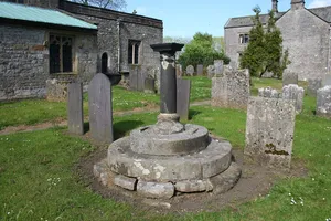 Standing cross in the churchyard of All Saints' Church