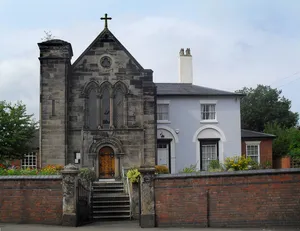Church of Holy Cross and Attached Presbytery and School