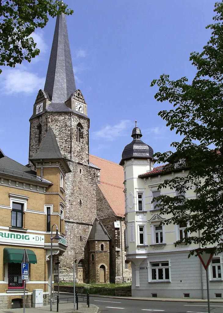 St. Vitus Church in Lützen (district of Burgenlandkreis, Saxony-Anhalt) from the south-west