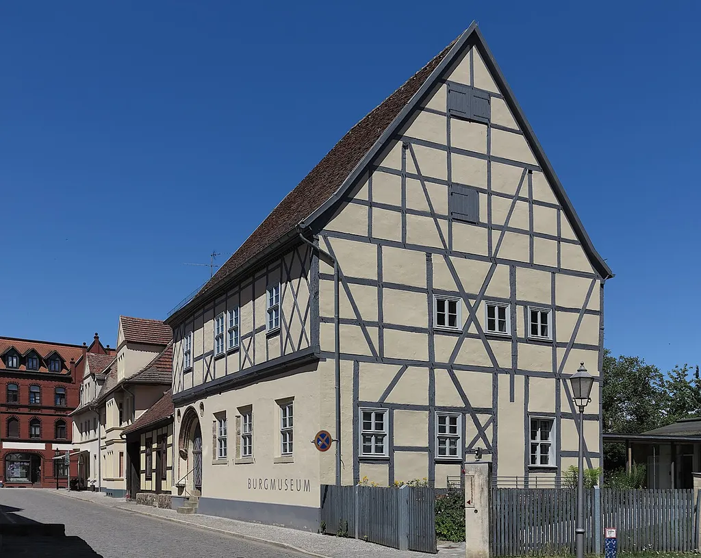 Tangermünde, Germany: the castle-museum, the former home of the castle captain. The oldest house in town, it was built in 1543 and expanded by an upper floor in the 17th century.